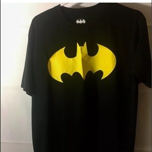 Batman Men’s Size L S/S DC Comics Bat Logo Black